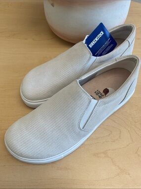 🆕 Birkenstock Oswego Women’s Slip-On Loafers in Antique White sz 39